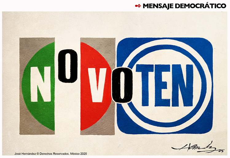 Mensaje democr&aacute;tico